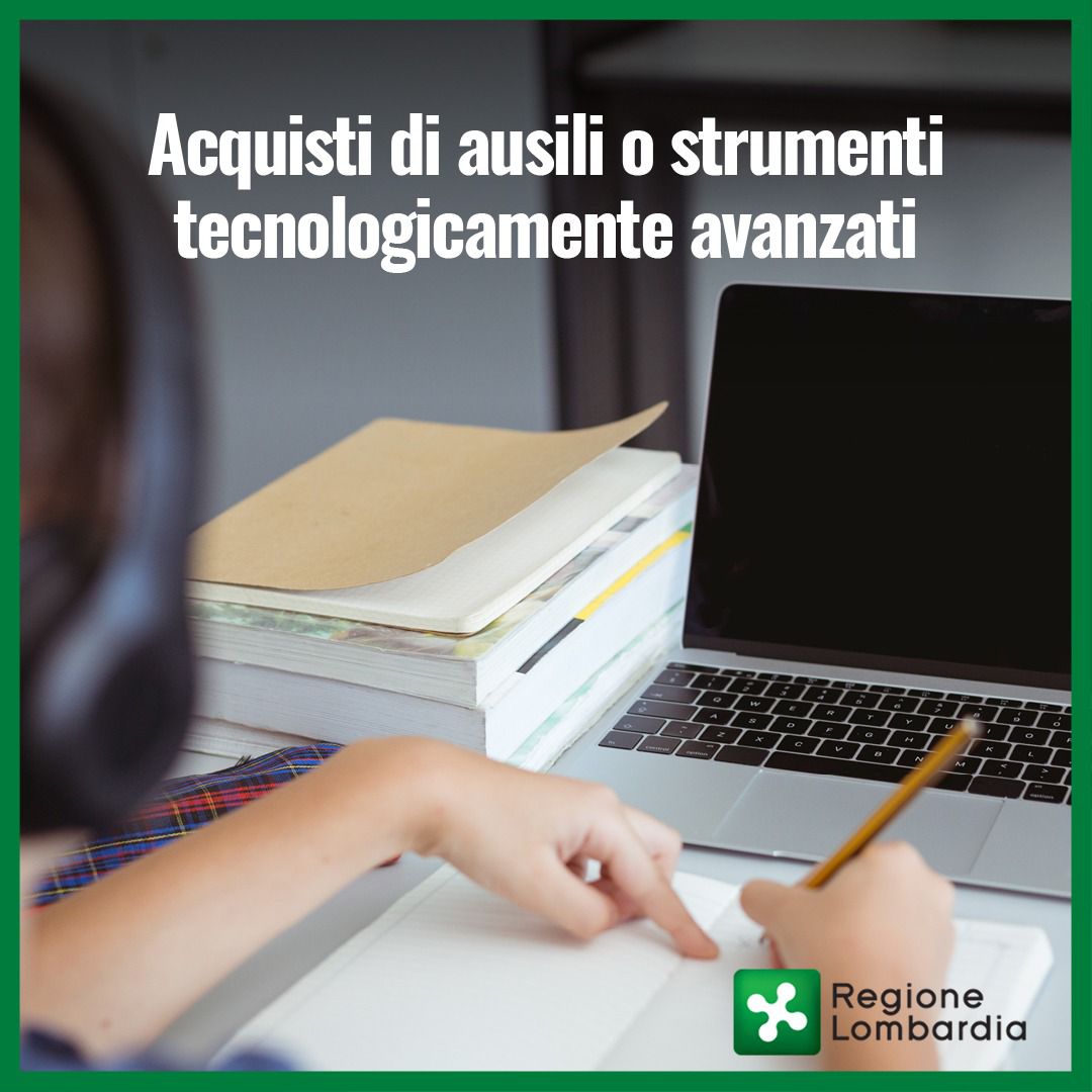 Contributi per l'acquisto o l'utilizzo di ausili e strumenti tecnologicamente avanzati per persone con disabilità