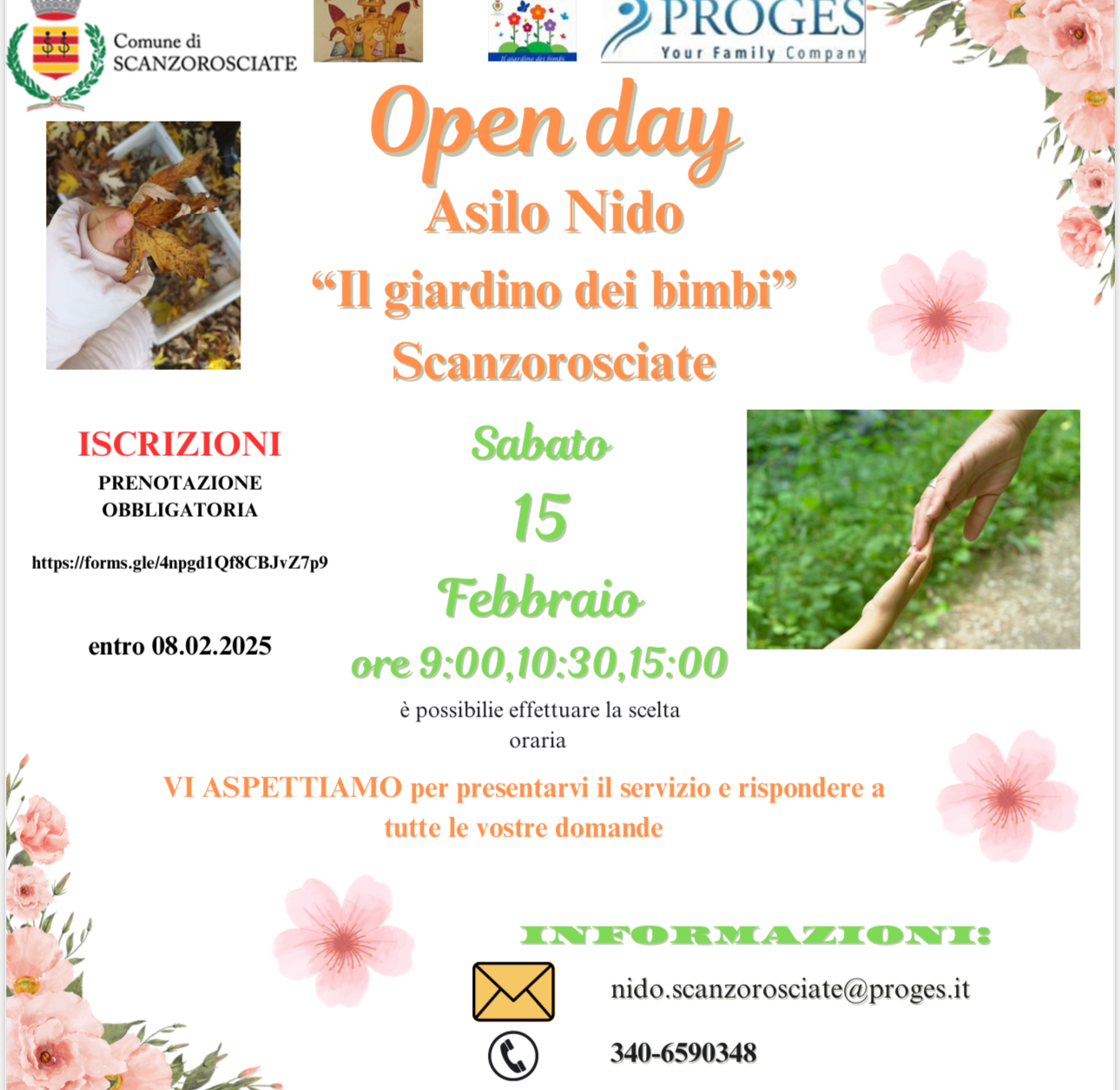 Sabato 15 febbraio open day nuovo asilo nido comunale